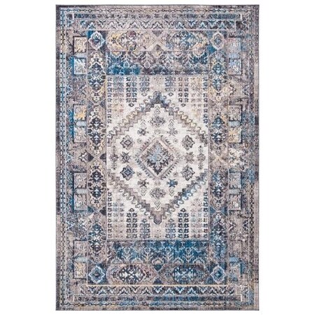 Safavieh 5 ft. 1 in. x 7 ft. 6 in. Bristol Global Rectangle Area RugCream & Grey BTL363A-5